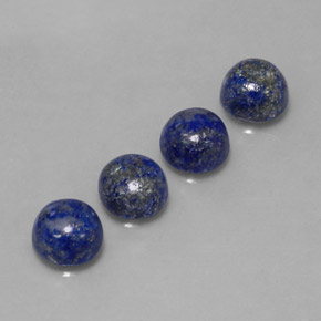  ct natürliche blauer Lapislazuli-Edelsteine, Rundschliff, Lichtundurchlässig