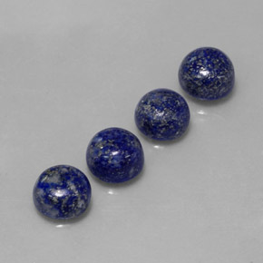  ct natürliche blauer Lapislazuli-Edelsteine, Rundschliff, Lichtundurchlässig