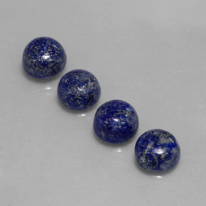  ct natürliche blauer Lapislazuli-Edelsteine, Rundschliff, Lichtundurchlässig