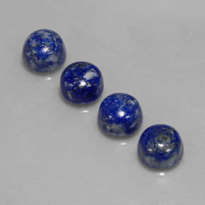  ct natürliche blauer Lapislazuli-Edelsteine, Rundschliff, Lichtundurchlässig