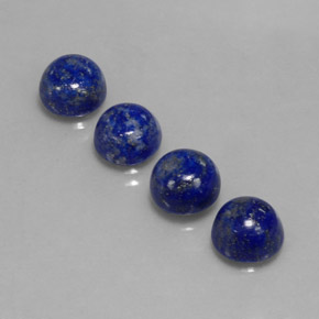 ct natürliche blauer Lapislazuli-Edelsteine, Rundschliff, Lichtundurchlässig