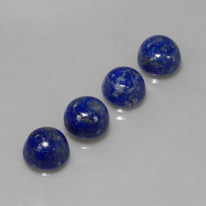  ct natürliche blauer Lapislazuli-Edelsteine, Rundschliff, Lichtundurchlässig