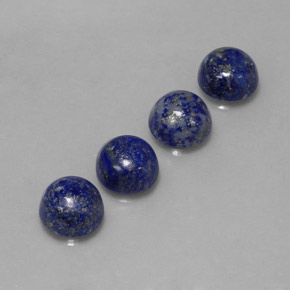  ct natürliche blauer Lapislazuli-Edelsteine, Rundschliff, Lichtundurchlässig