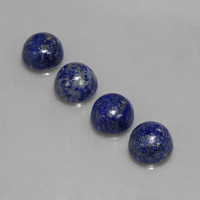  ct natürliche blauer Lapislazuli-Edelsteine, Rundschliff, Lichtundurchlässig