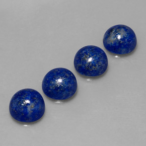  ct natürliche blauer Lapislazuli-Edelsteine, Rundschliff, Lichtundurchlässig