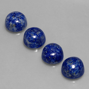  ct natürliche blauer Lapislazuli-Edelsteine, Rundschliff, Lichtundurchlässig
