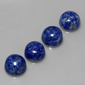  ct natürliche blauer Lapislazuli-Edelsteine, Rundschliff, Lichtundurchlässig