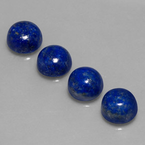  ct natürliche blauer Lapislazuli-Edelsteine, Rundschliff, Lichtundurchlässig