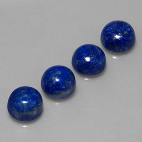  ct natürliche blauer Lapislazuli-Edelsteine, Rundschliff, Lichtundurchlässig