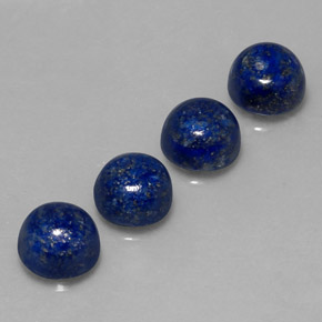  ct natürliche blauer Lapislazuli-Edelsteine, Rundschliff, Lichtundurchlässig