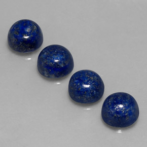  ct natürliche blauer Lapislazuli-Edelsteine, Rundschliff, Lichtundurchlässig