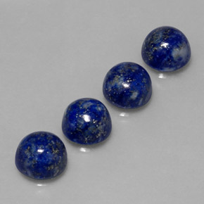  ct natürliche blauer Lapislazuli-Edelsteine, Rundschliff, Lichtundurchlässig