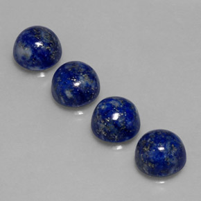 ct natürliche blauer Lapislazuli-Edelsteine, Rundschliff, Lichtundurchlässig