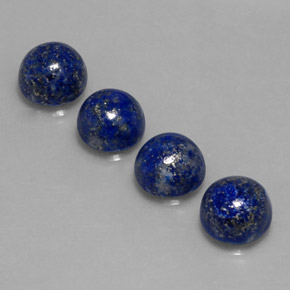  ct natürliche blauer Lapislazuli-Edelsteine, Rundschliff, Lichtundurchlässig