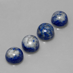  ct natürliche blauer Lapislazuli-Edelsteine, Rundschliff, Lichtundurchlässig