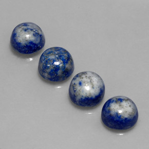  ct natürliche blauer Lapislazuli-Edelsteine, Rundschliff, Lichtundurchlässig