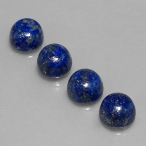  ct natürliche blauer Lapislazuli-Edelsteine, Rundschliff, Lichtundurchlässig