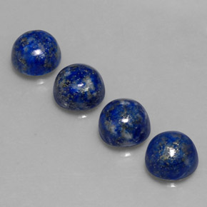  ct natürliche blauer Lapislazuli-Edelsteine, Rundschliff, Lichtundurchlässig