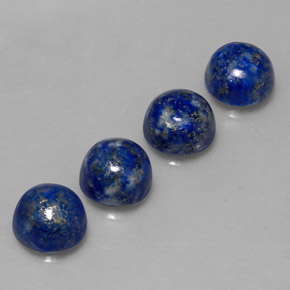  ct natürliche blauer Lapislazuli-Edelsteine, Rundschliff, Lichtundurchlässig