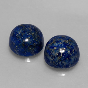  ct natürliche blauer Lapislazuli-Edelsteine, Rundschliff, Lichtundurchlässig