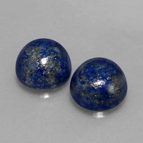  ct natürliche blauer Lapislazuli-Edelsteine, Rundschliff, Lichtundurchlässig