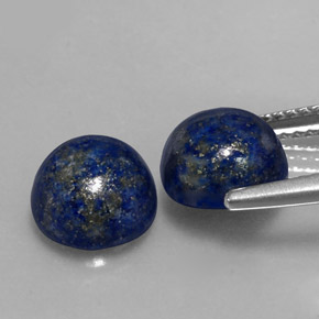 ct natürliche blauer Lapislazuli-Edelsteine, Rundschliff, Lichtundurchlässig