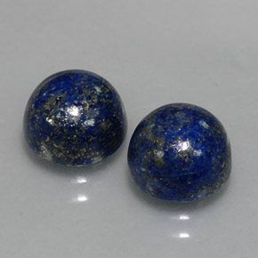  ct natürliche blauer Lapislazuli-Edelsteine, Rundschliff, Lichtundurchlässig