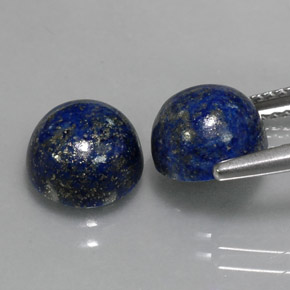  ct natürliche blauer Lapislazuli-Edelsteine, Rundschliff, Lichtundurchlässig