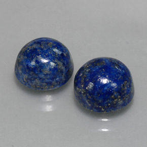  ct natürliche blauer Lapislazuli-Edelsteine, Rundschliff, Lichtundurchlässig