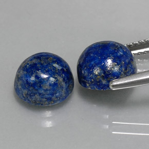  ct natürliche blauer Lapislazuli-Edelsteine, Rundschliff, Lichtundurchlässig