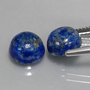 ct natürliche blauer Lapislazuli-Edelsteine, Rundschliff, Lichtundurchlässig