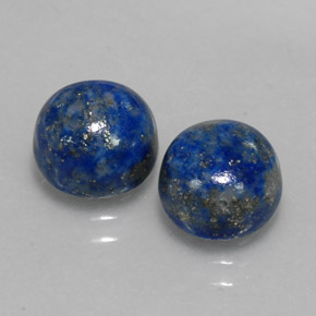  ct natürliche blauer Lapislazuli-Edelsteine, Rundschliff, Lichtundurchlässig