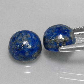  ct natürliche blauer Lapislazuli-Edelsteine, Rundschliff, Lichtundurchlässig