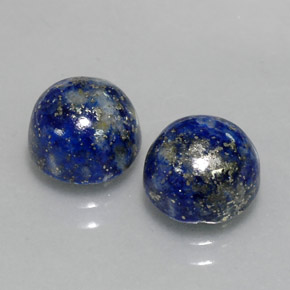  ct natürliche blauer Lapislazuli-Edelsteine, Rundschliff, Lichtundurchlässig