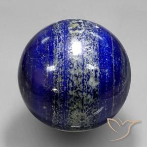 9,17 ctw natürlicher Navy blau Lapislazuli, Kugel / Ball, Lichtundurchlässig