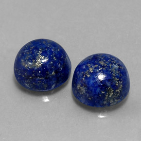  ct natürliche blauer Lapislazuli-Edelsteine, Rundschliff, Lichtundurchlässig