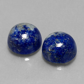  ct natürliche blauer Lapislazuli-Edelsteine, Rundschliff, Lichtundurchlässig