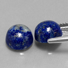  ct natürliche blauer Lapislazuli-Edelsteine, Rundschliff, Lichtundurchlässig