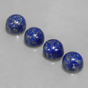  ct natürliche blauer Lapislazuli-Edelsteine, Rundschliff, Lichtundurchlässig