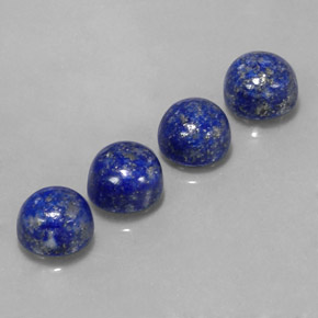  ct natürliche blauer Lapislazuli-Edelsteine, Rundschliff, Lichtundurchlässig