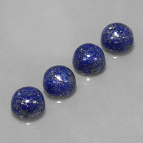  ct natürliche blauer Lapislazuli-Edelsteine, Rundschliff, Lichtundurchlässig