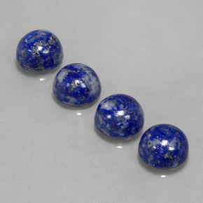  ct natürliche blauer Lapislazuli-Edelsteine, Rundschliff, Lichtundurchlässig