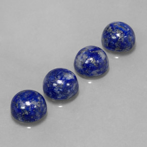  ct natürliche blauer Lapislazuli-Edelsteine, Rundschliff, Lichtundurchlässig