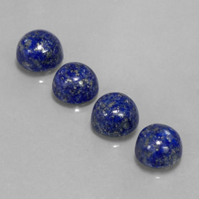  ct natürliche blauer Lapislazuli-Edelsteine, Rundschliff, Lichtundurchlässig