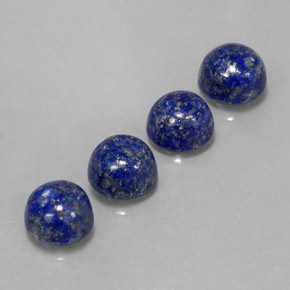  ct natürliche blauer Lapislazuli-Edelsteine, Rundschliff, Lichtundurchlässig
