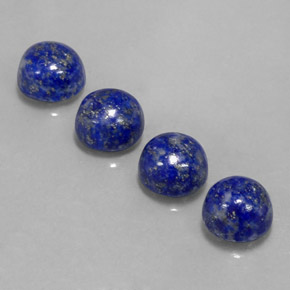  ct natürliche blauer Lapislazuli-Edelsteine, Rundschliff, Lichtundurchlässig
