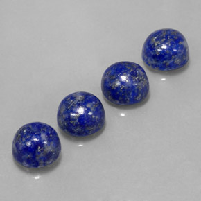  ct natürliche blauer Lapislazuli-Edelsteine, Rundschliff, Lichtundurchlässig