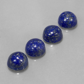  ct natürliche blauer Lapislazuli-Edelsteine, Rundschliff, Lichtundurchlässig
