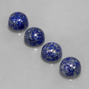  ct natürliche blauer Lapislazuli-Edelsteine, Rundschliff, Lichtundurchlässig