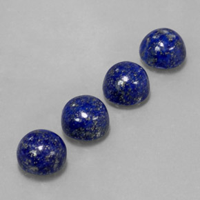  ct natürliche blauer Lapislazuli-Edelsteine, Rundschliff, Lichtundurchlässig